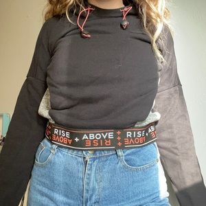 Forever 21 athletic cropped hoodie